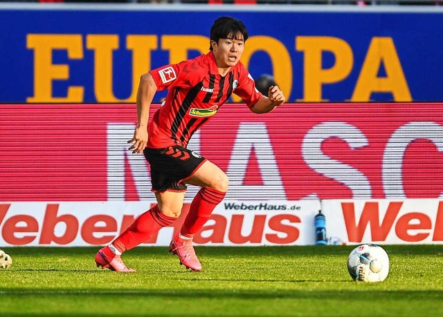 Changhoon Kwon erlitt im Heimspiel gegen Dsseldorf (0:2) einen Muskelfaserriss.  | Foto: Patrick Seeger (dpa)