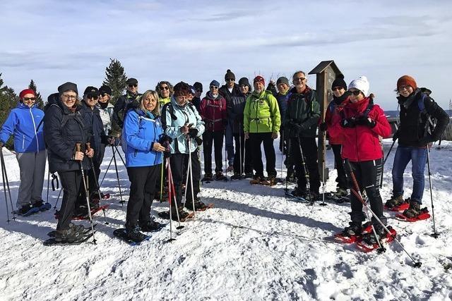 Tolle Tour auf Schneeschuhen