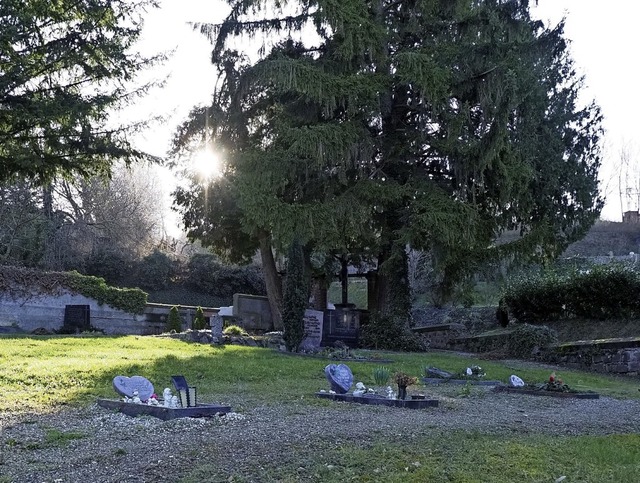 Im oberen Friedhof in Herbolzheim soll...s&#8220; fr Sternenkinder entstehen.   | Foto: Michael Haberer