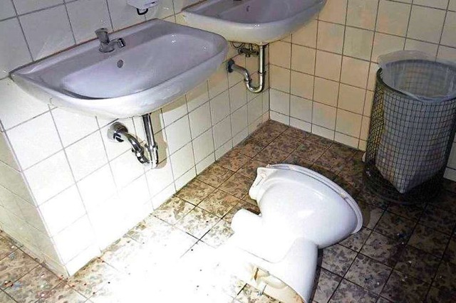 Die Toilettenanlage am Busbahnhof war ...Ziel  zerstrungswtiger Zeitgenossen.  | Foto: Polizeiprsidium Freiburg