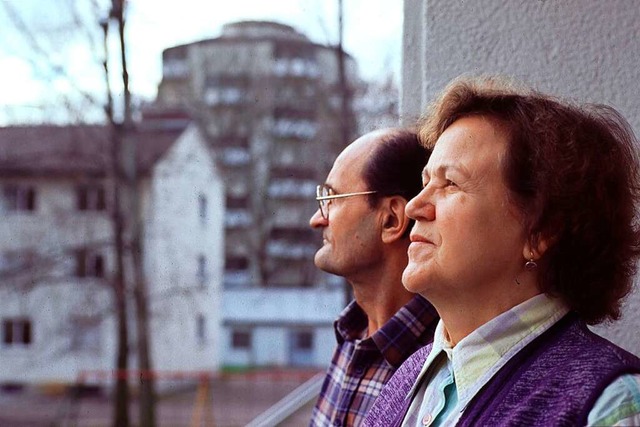 Viele Menschen aus der ehemaligen Sowj...lem in den Wohngebieten der Weststadt.  | Foto: Michael Bamberger