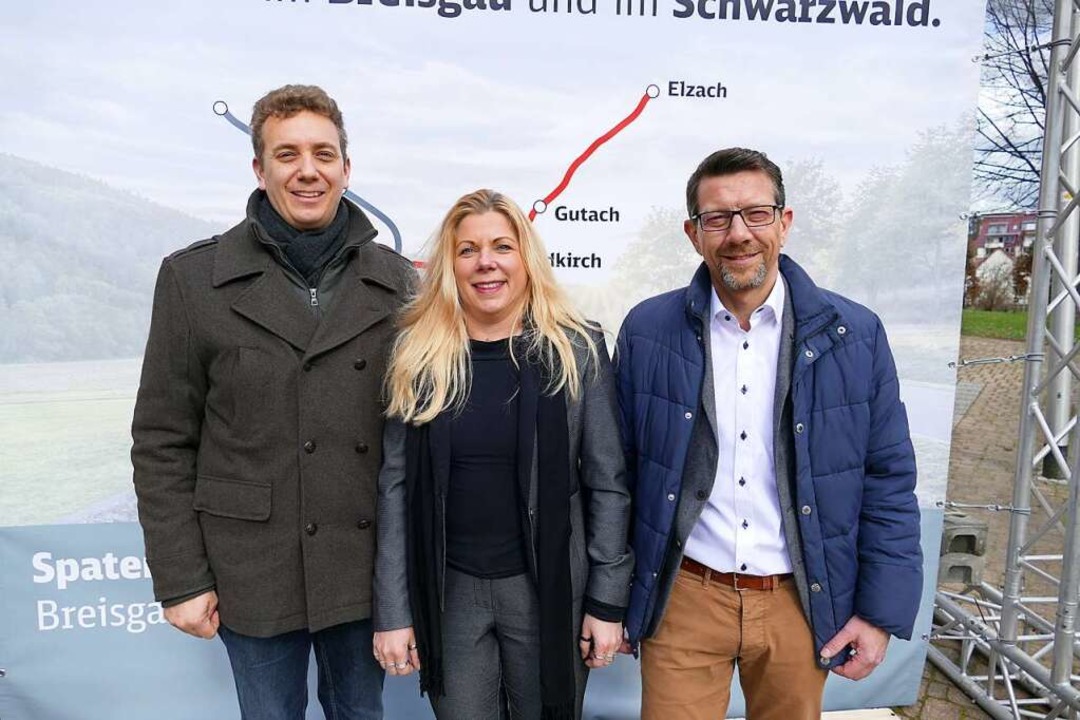 Das Projektteam: Thomas Gamber,  Peggy Bretfeld und Thorsten Ganz (von links).  | Foto: Sylvia Sredniawa