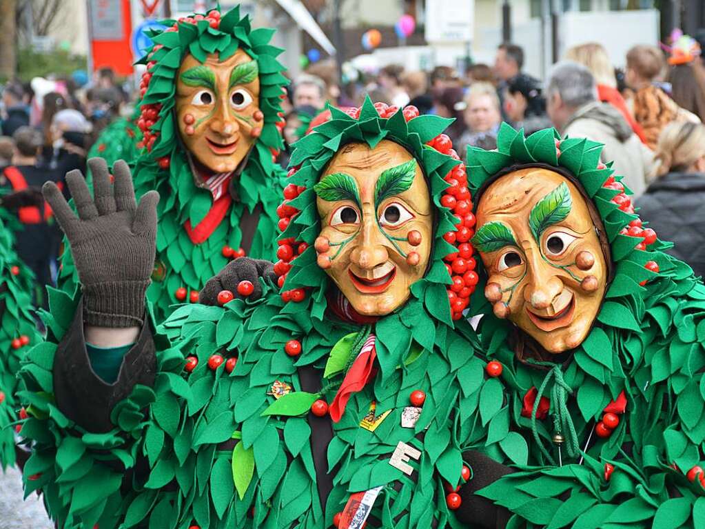 Impressionen vom Buurefasnachtsumzug in Weil am Rhein