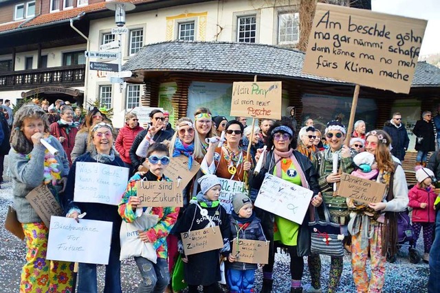 Impressionen vom Fasnachtsumzug in Neuenweg  | Foto: Steinfelder