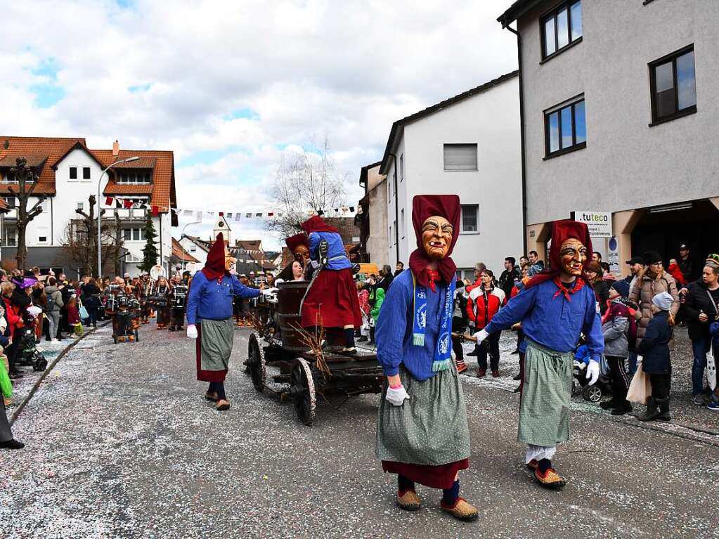 So bunt war der Haugemer Buurefasnachtsumzug.