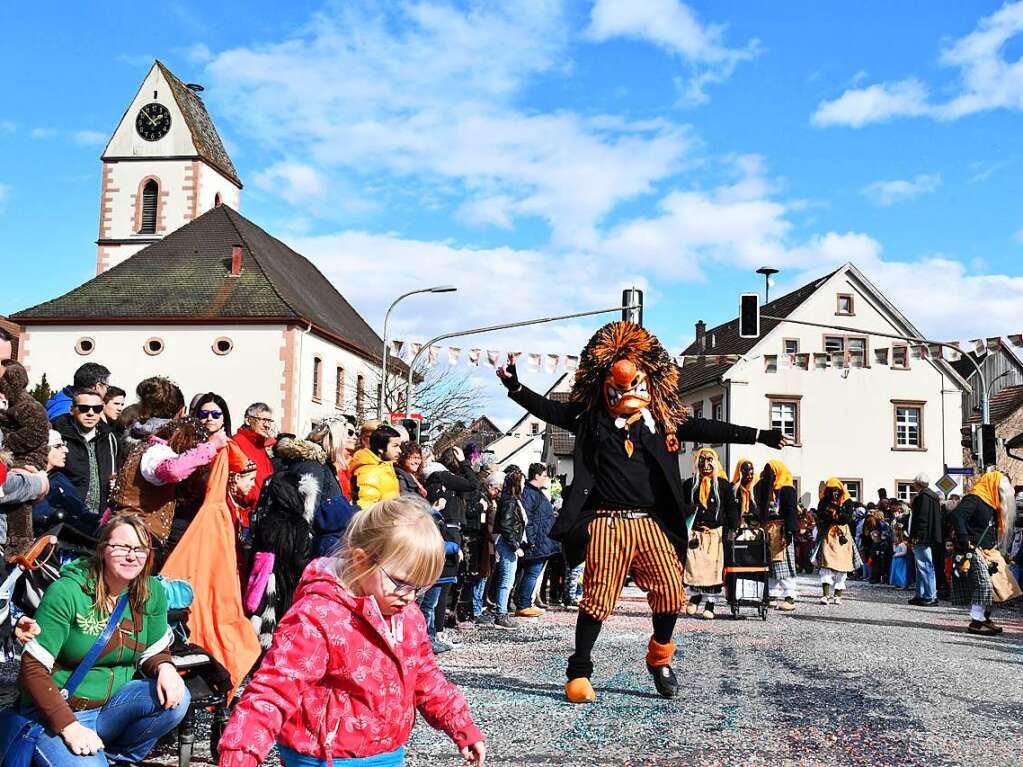 So bunt war der Haugemer Buurefasnachtsumzug.