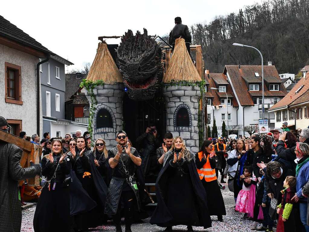 So bunt war der Haugemer Buurefasnachtsumzug.