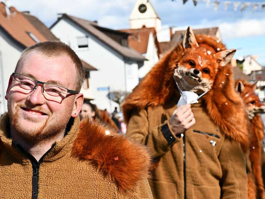 So bunt war der Haugemer Buurefasnachtsumzug.