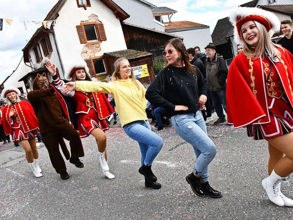 So bunt war der Haugemer Buurefasnachtsumzug.