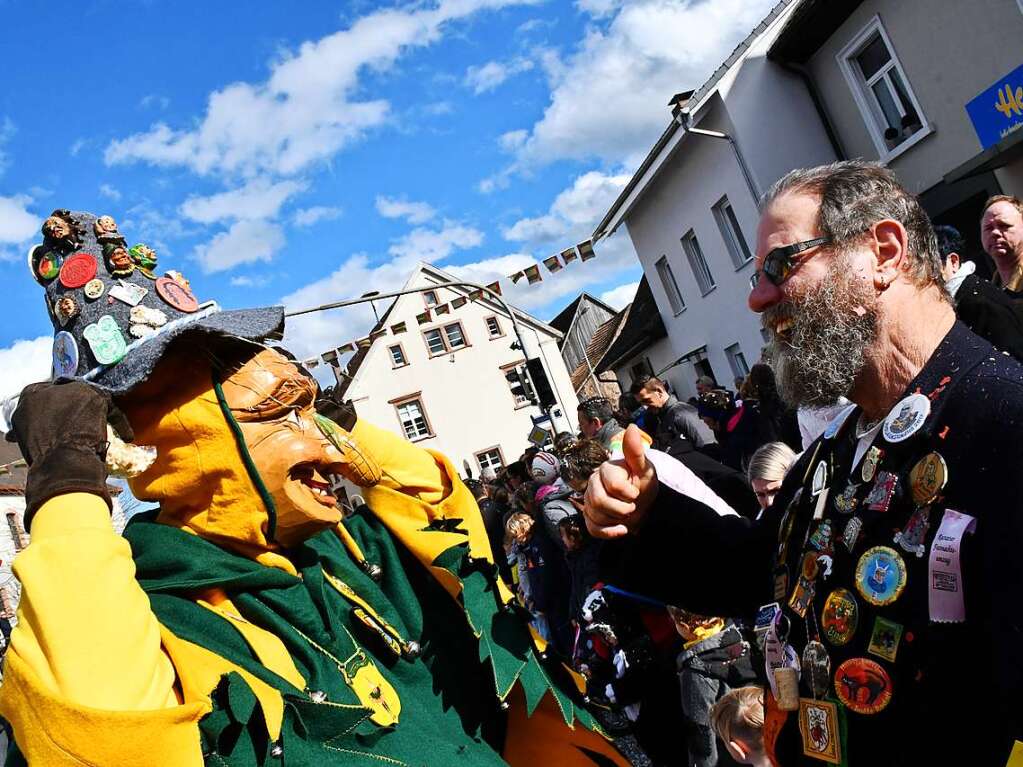 So bunt war der Haugemer Buurefasnachtsumzug.