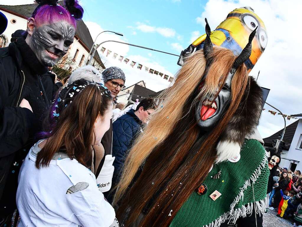 So bunt war der Haugemer Buurefasnachtsumzug.