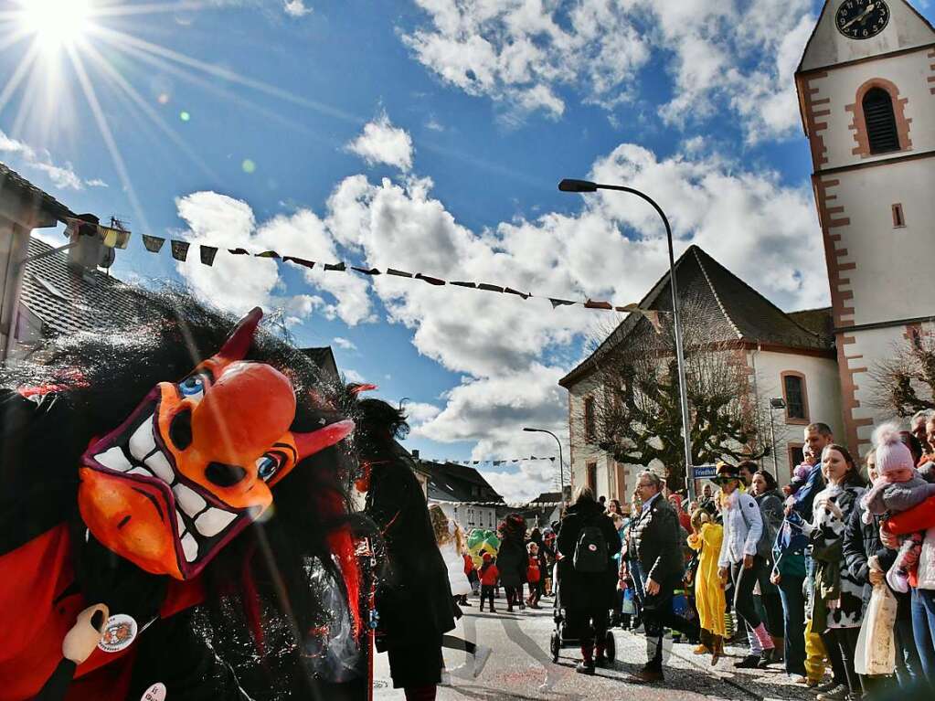 So bunt war der Haugemer Buurefasnachtsumzug.