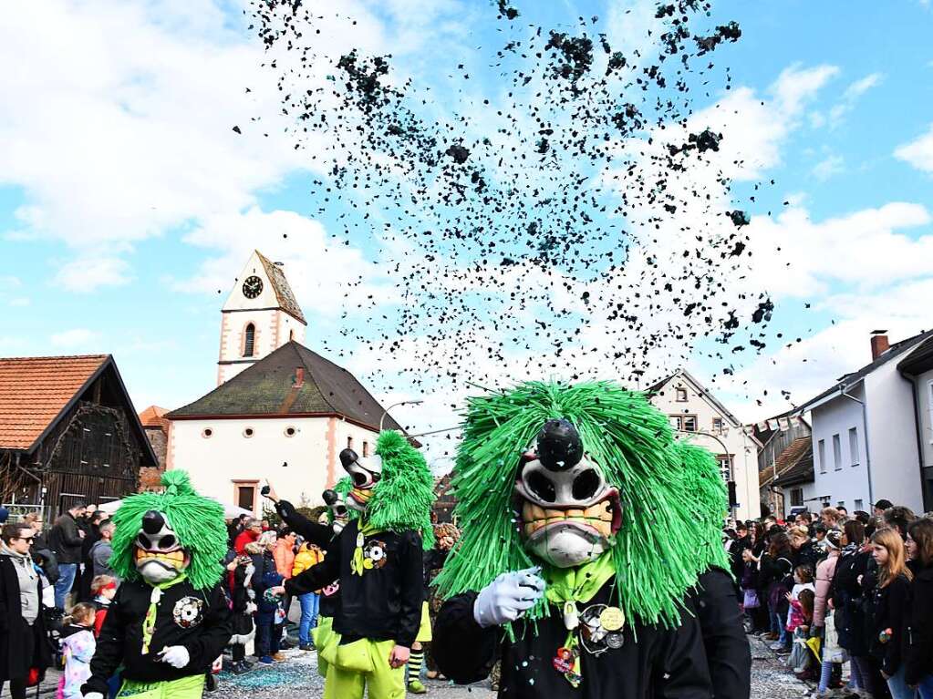 So bunt war der Haugemer Buurefasnachtsumzug.