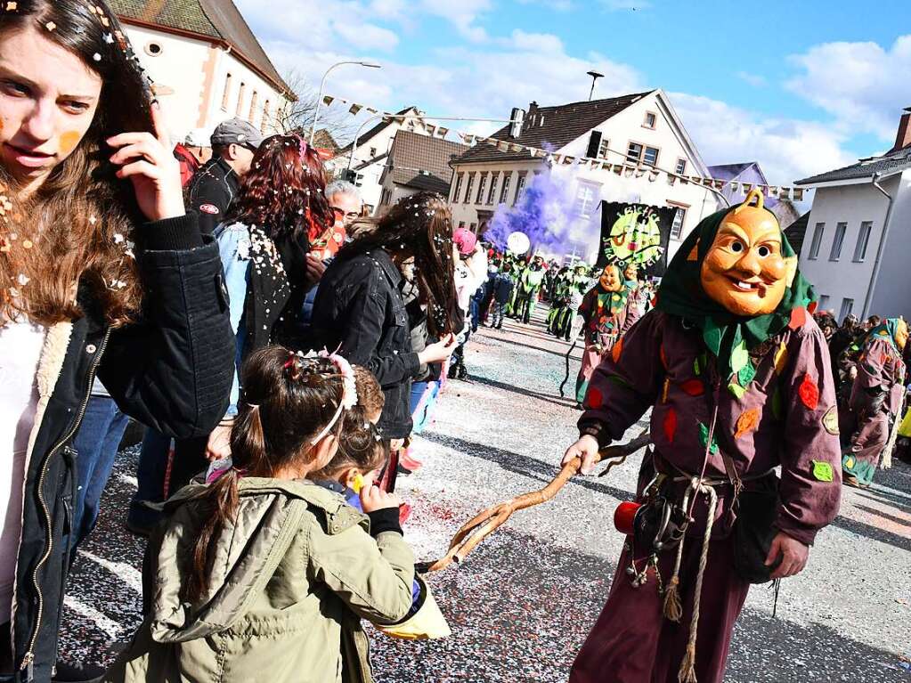 So bunt war der Haugemer Buurefasnachtsumzug.