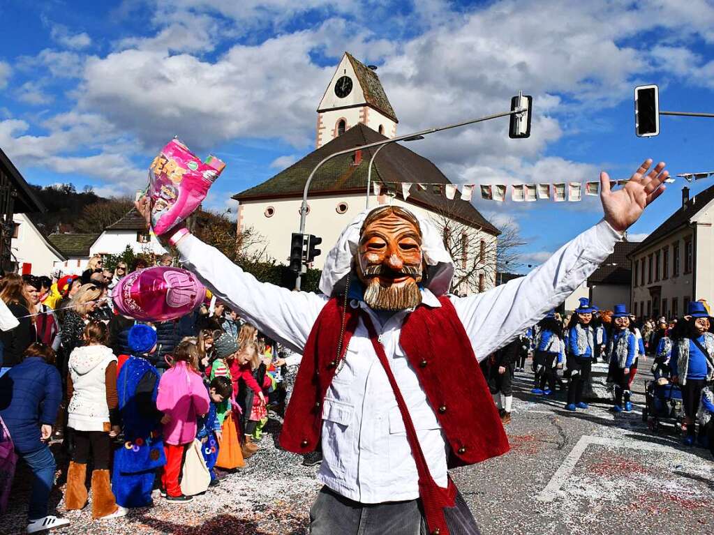 So bunt war der Haugemer Buurefasnachtsumzug.