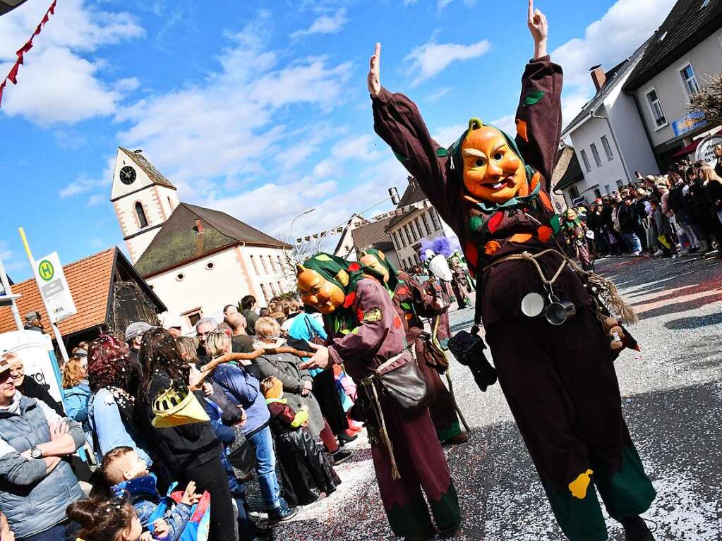 So bunt war der Haugemer Buurefasnachtsumzug.