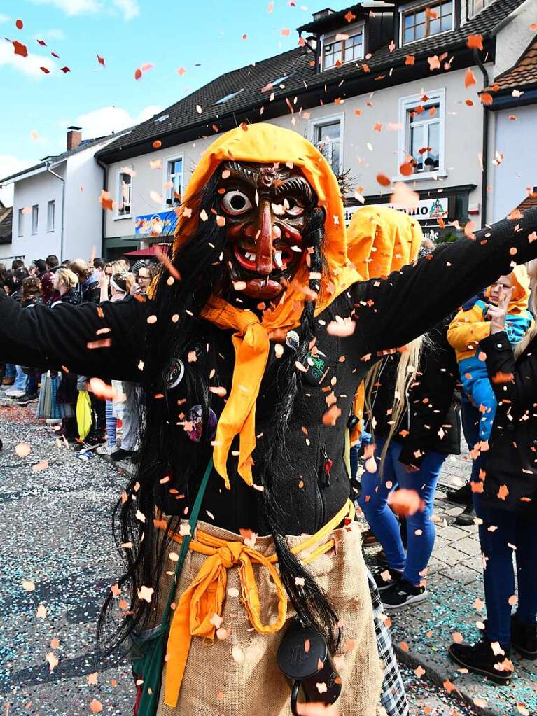 So bunt war der Haugemer Buurefasnachtsumzug.