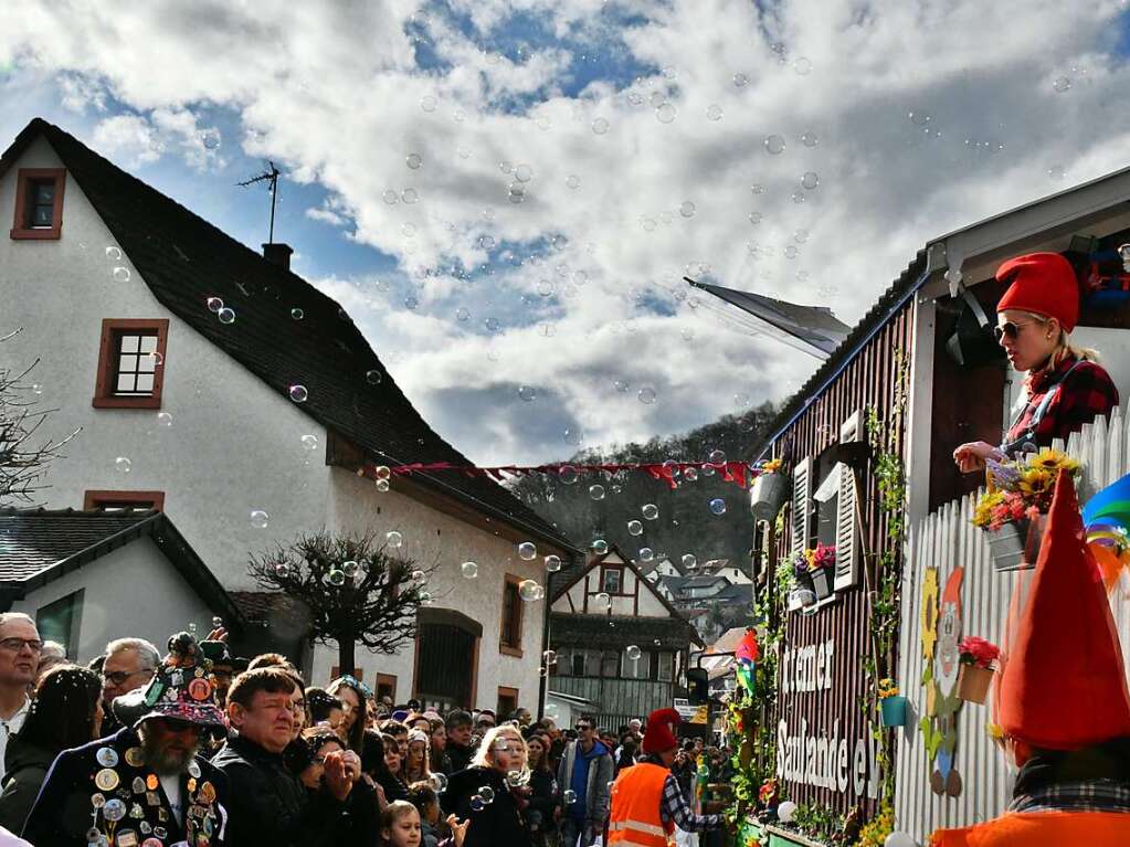 So bunt war der Haugemer Buurefasnachtsumzug.