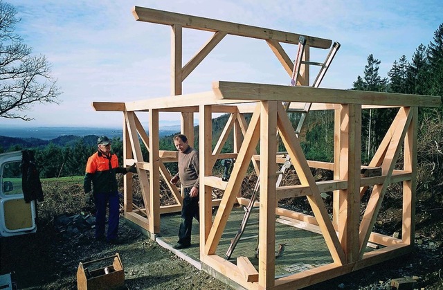 Der Schwarzwaldverein Kollnau-Gutach e...m Mai wird sie ffentlich eingeweiht.   | Foto: Martin Hnerfeld