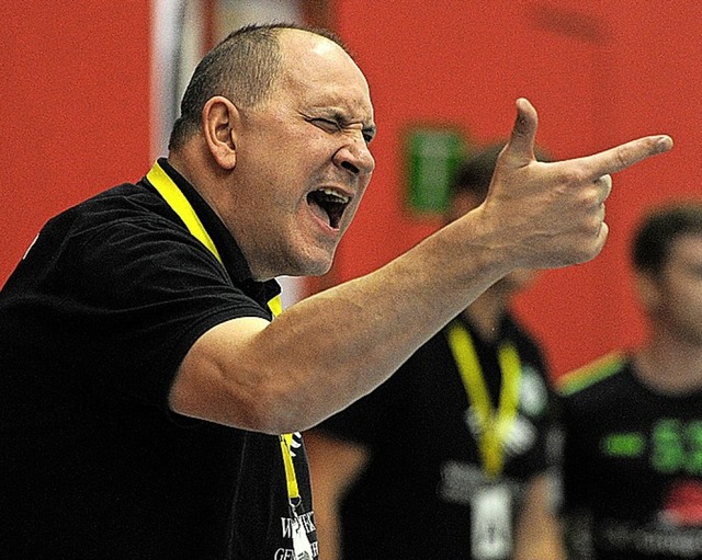 HGW-Coach Michael Bohn durfte sich sich rgern.   | Foto: Pressebro Schaller
