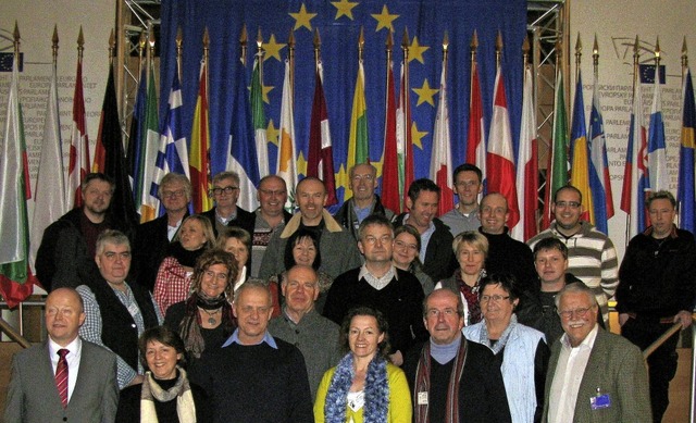 Im Jahre 2013 taten die GHV-Mitglieder...sen des Europaparlaments in Straburg.  | Foto: Manfred Lange
