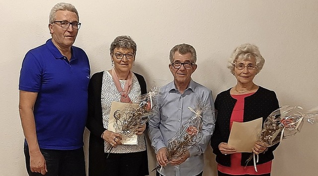 <BZ-FotoAnlauf>Kirchenchor Karsau:</BZ..., Hans-Jrgen Stobbe und Hedwig Kramp   | Foto: Kirchenchor 