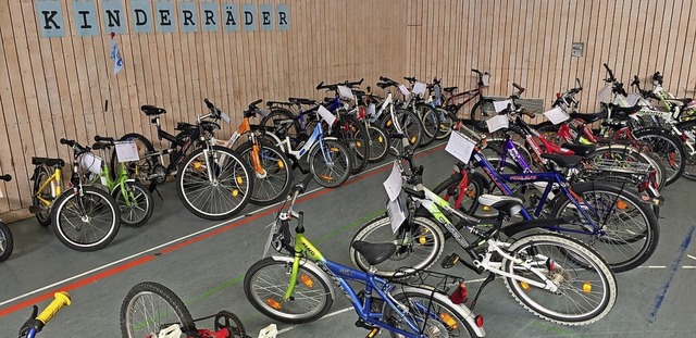 Gut sortiert: der Radmarkt des Radsportvereins Offenburg  | Foto: Verein