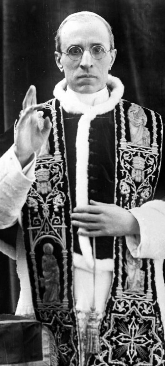 Eugenio Pacelli war von 1939 bis 1958 als Pius XII. im Amt.  | Foto: -