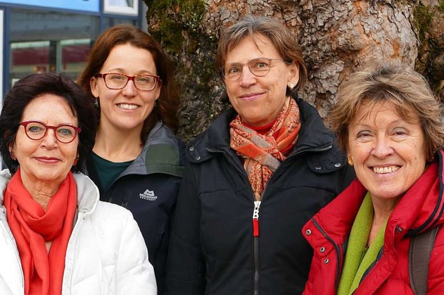 Ingrid Erkens, Sonja Raupp, Susanne Da...h fr Lrrach International einsetzen.  | Foto: Sabine Ehrentreich