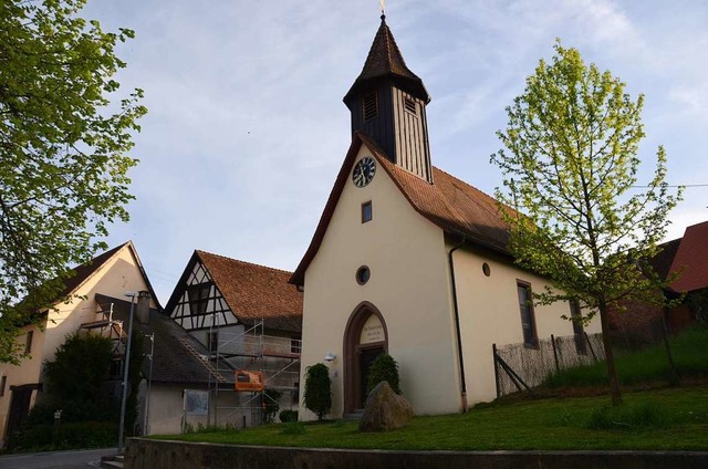n der  Welmlinger Kirche gibt es einen...Kirche &#8211; die einzige im Rebland.  | Foto: Victoria Langelott