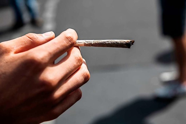Ein Schnelltest war auf THC positiv. | Foto: Paul Zinken Ein Schnelltest war auf THC positiv. | Foto: Paul Zinken