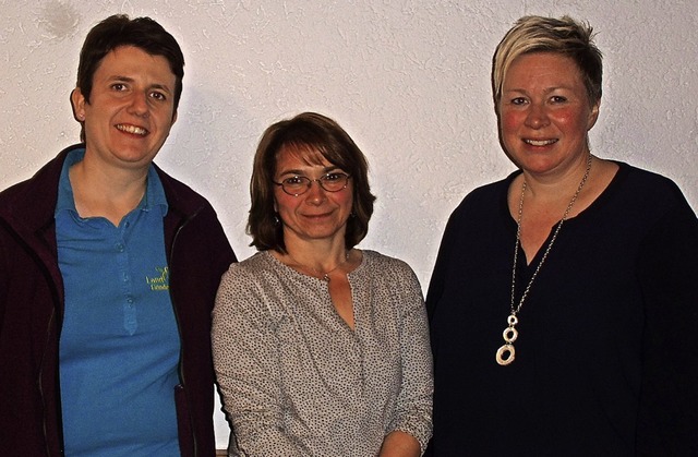 Dies sind die neuen Vorstandsmitgliede...l und  Schriftfhrerin Simone Kpfer.   | Foto: Cornelia Selz