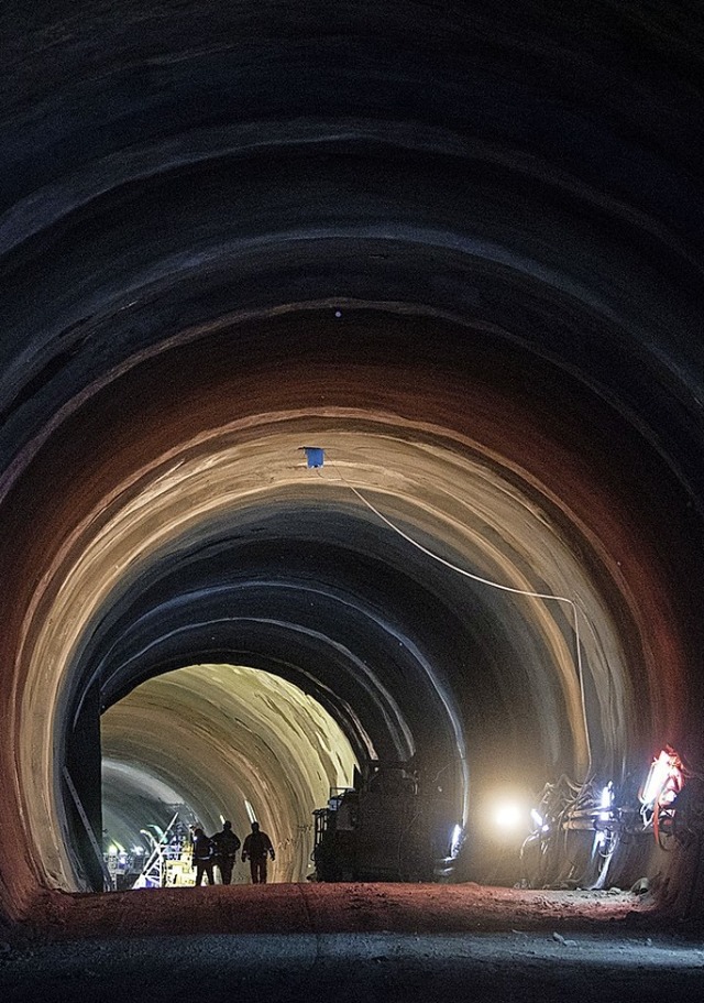 Teil des Bahnprojekts Stuttgart 21: der Tunnel Bad Cannstatt  | Foto: Marijan Murat