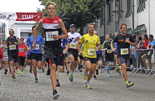 Hurtig durch die Altstadt: Am 16. Juli ist wieder Trompeterlauf.  | Foto: Dora Schls