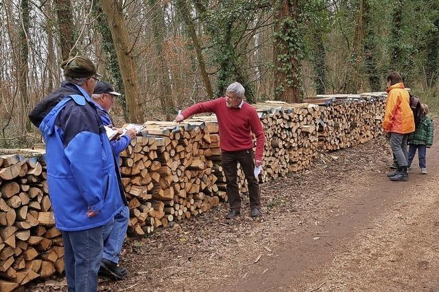 20 Doppelster Brennholz kamen unter den Hammer