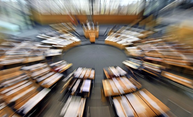 Im Thringer Landtag wird heute ein neuer Ministerprsident gewhlt.  | Foto: Martin Schutt (dpa)