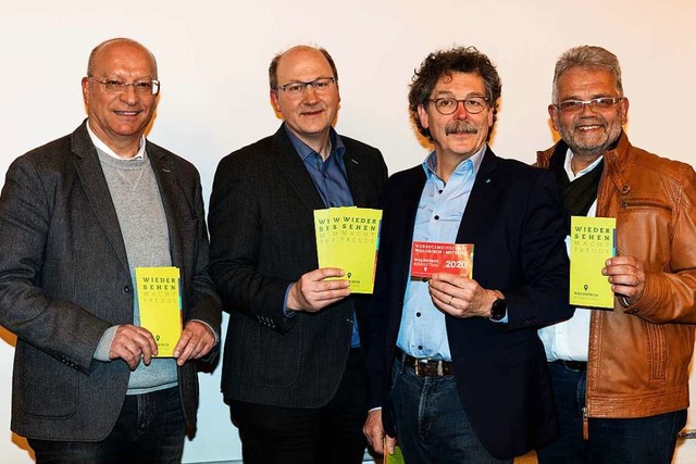 Der neu gewhlte Vorstand der Werbegem...rd Steinhart und Uwe Klos (von links).  | Foto: Gabriele Zahn