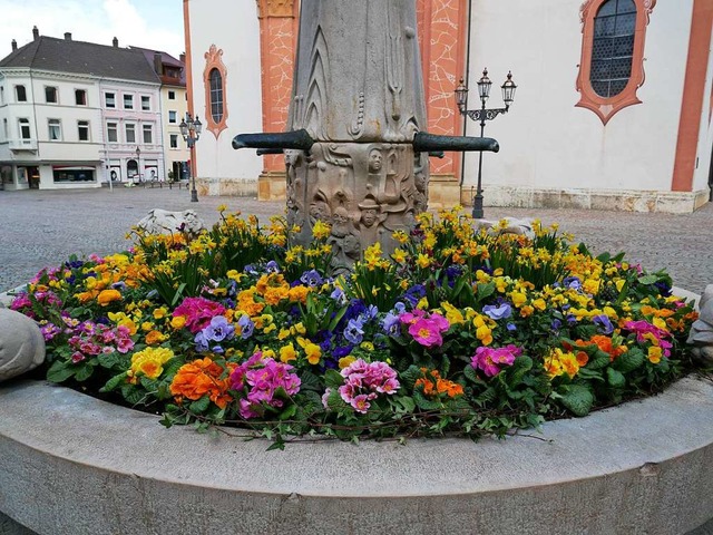 Der Brunnen auf dem Mnsterplatz  | Foto: Michael Gottstein