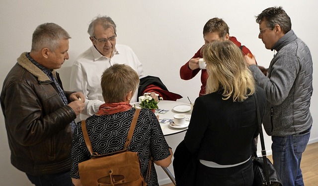 Gewerbetreibende, Handwerker und Vertr...ch beim zweiten  Unternehmerfrhstck.  | Foto: Horatio Gollin