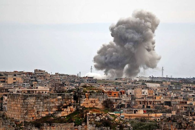 In den vergangenen Wochen war das syri...bwohl eigentlich eine Waffenruhe gilt.  | Foto: OMAR HAJ KADOUR (AFP)