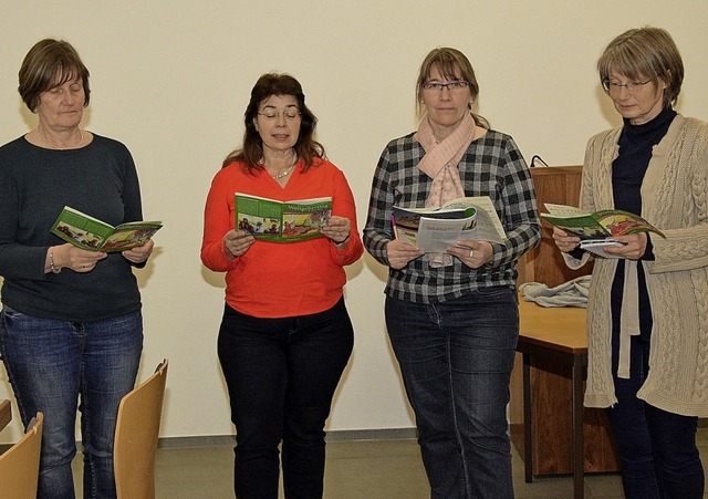 Dagmar Pichler, Gertrud Mller, Beate ...den Gottesdienst am heutigen Freitag.   | Foto: Stefan Pichler