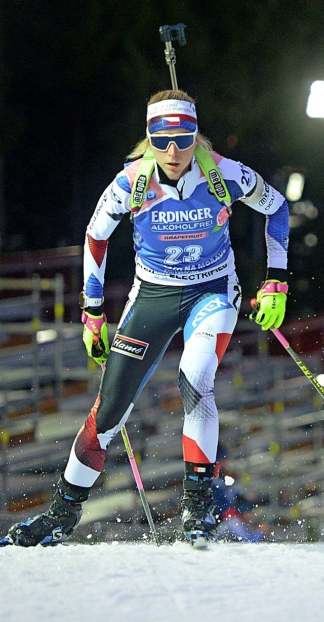 Marketa Davidova wurde Dritte.  | Foto: MICHAL CIZEK (AFP)