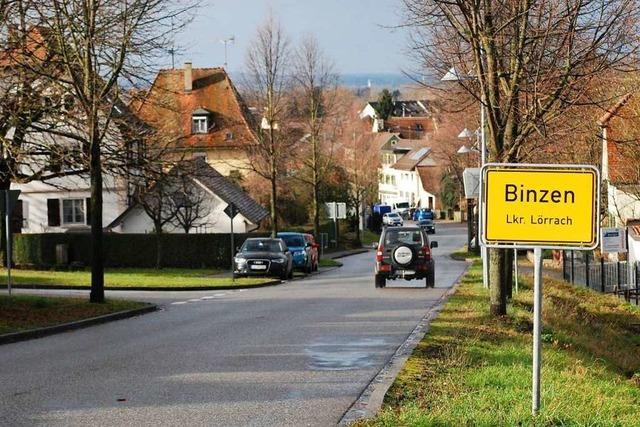 Auf der Hauptstrae in Binzen soll bald Tempo 30 gelten