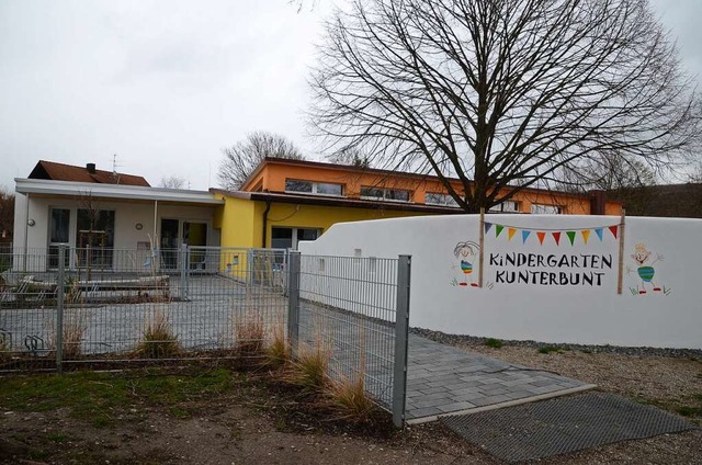 Der Kindergarten Kunterbunt in Jechtin...iv auf das Coronavirus getestet wurde.  | Foto: Roland Vitt