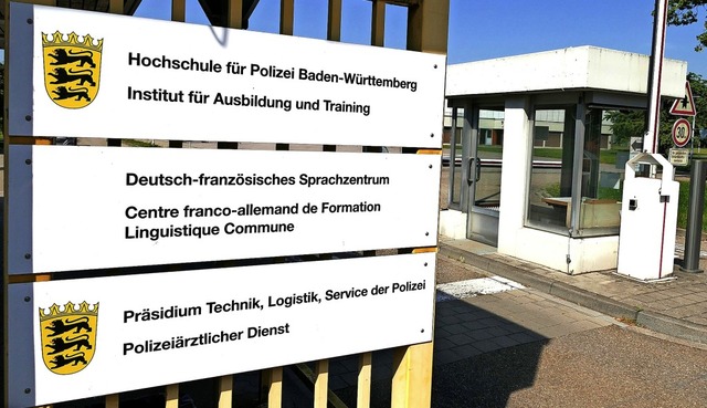 An der Hochschule fr Polizei in Lahr waren die Beschuldigten Auszubildende.  | Foto: Christian Kramberrg