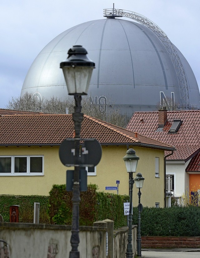 Die Zukunft der Gaskugel ist eins der Betzenhauser Top-Themen.  | Foto: Ingo Schneider