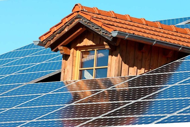 Solardcher sollen fr Neubauten in L.... So wnschen es zumindest die Grnen.  | Foto: Karl-Josef Hildenbrand