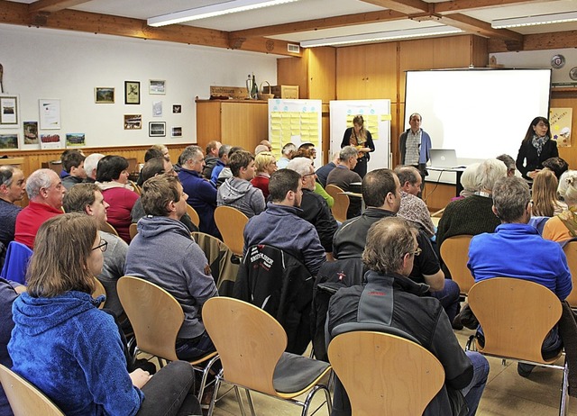 Mehr als 50 Landwirte nahmen die Geleg...ps des Biosphrengebiets zu arbeiten.   | Foto: Martin Klabund