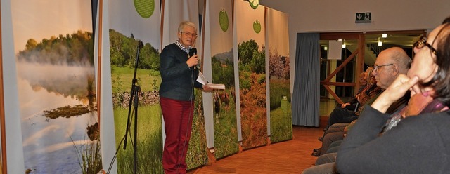 Im Brger- und Gstehauses wurde die  ...tzende der Ortsgruppe, Sigrid Meineke.  | Foto: Jutta Schtz