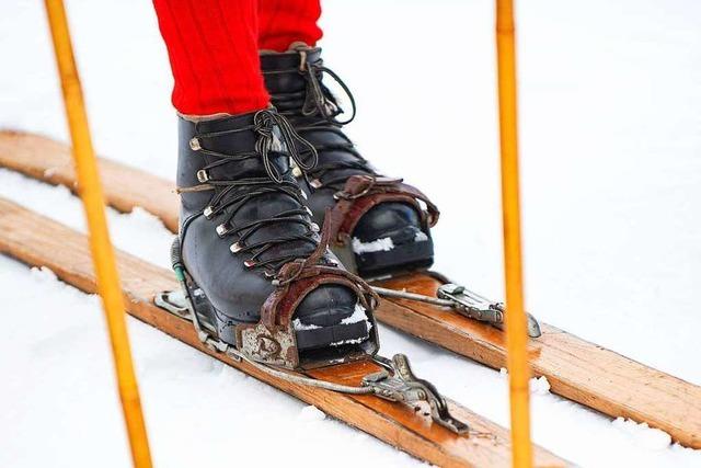 Fotos: Historische Skifahrer am Feldberg